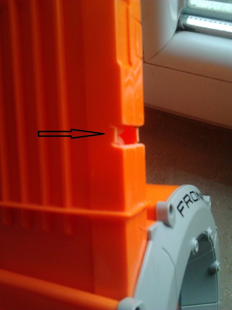 Nahaufnahme Magazinhalter