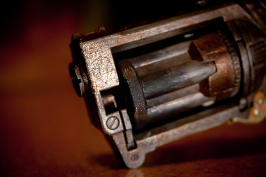 Ruß an den Prokektilausgängen :)