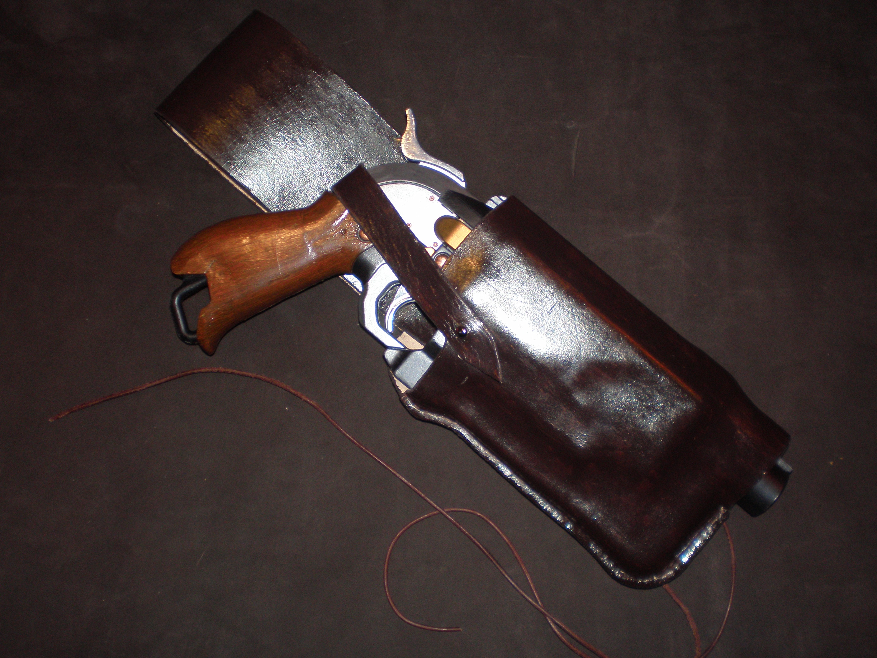 Tiefziehholster angepasst Hammershot dunkelbraun 3