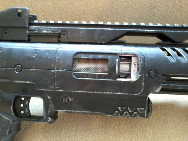 Wartungsklappe und Innenleben