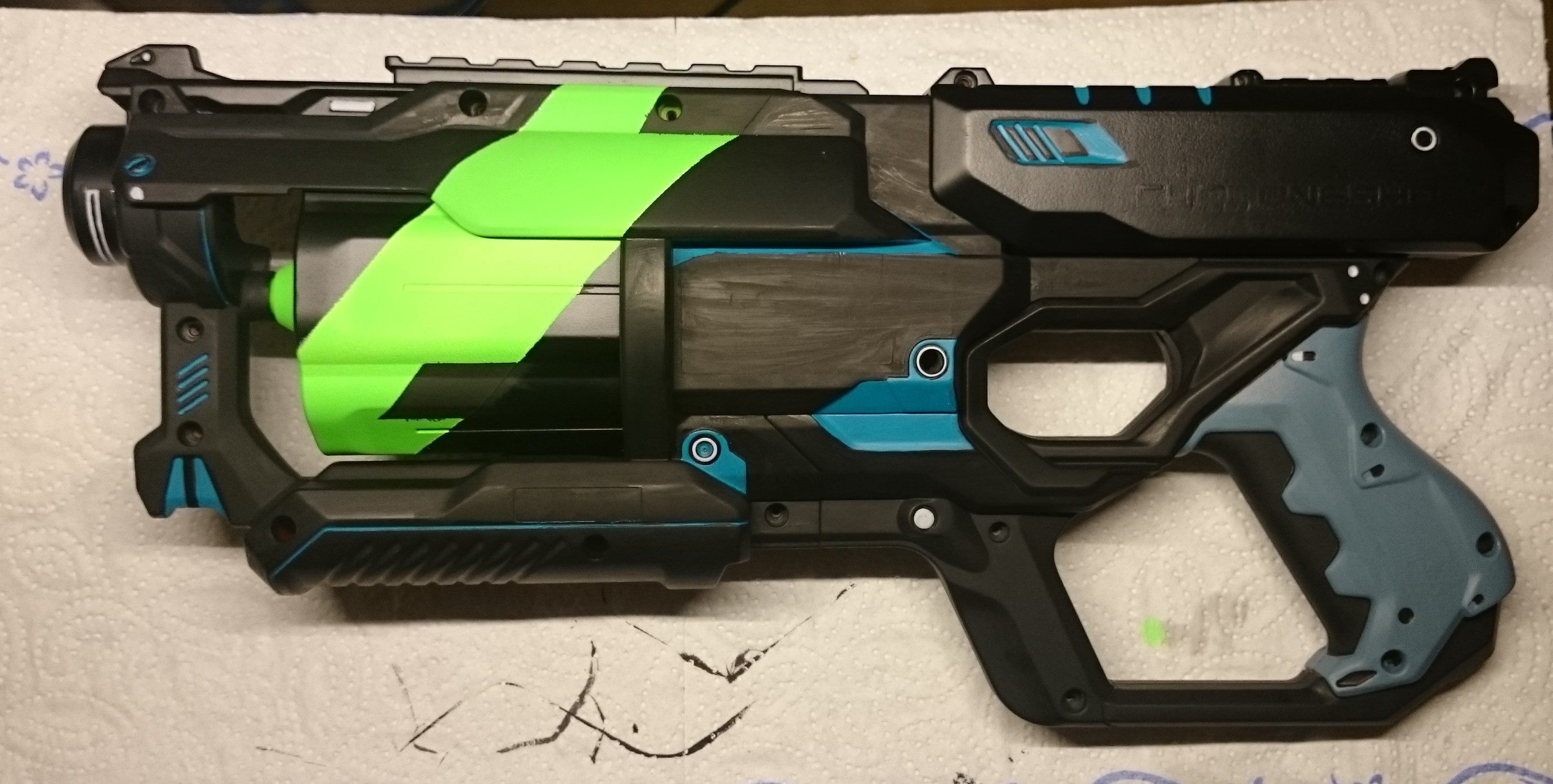 WIP - So sollte der grüne Balken eigentlich ausgerichtet sein