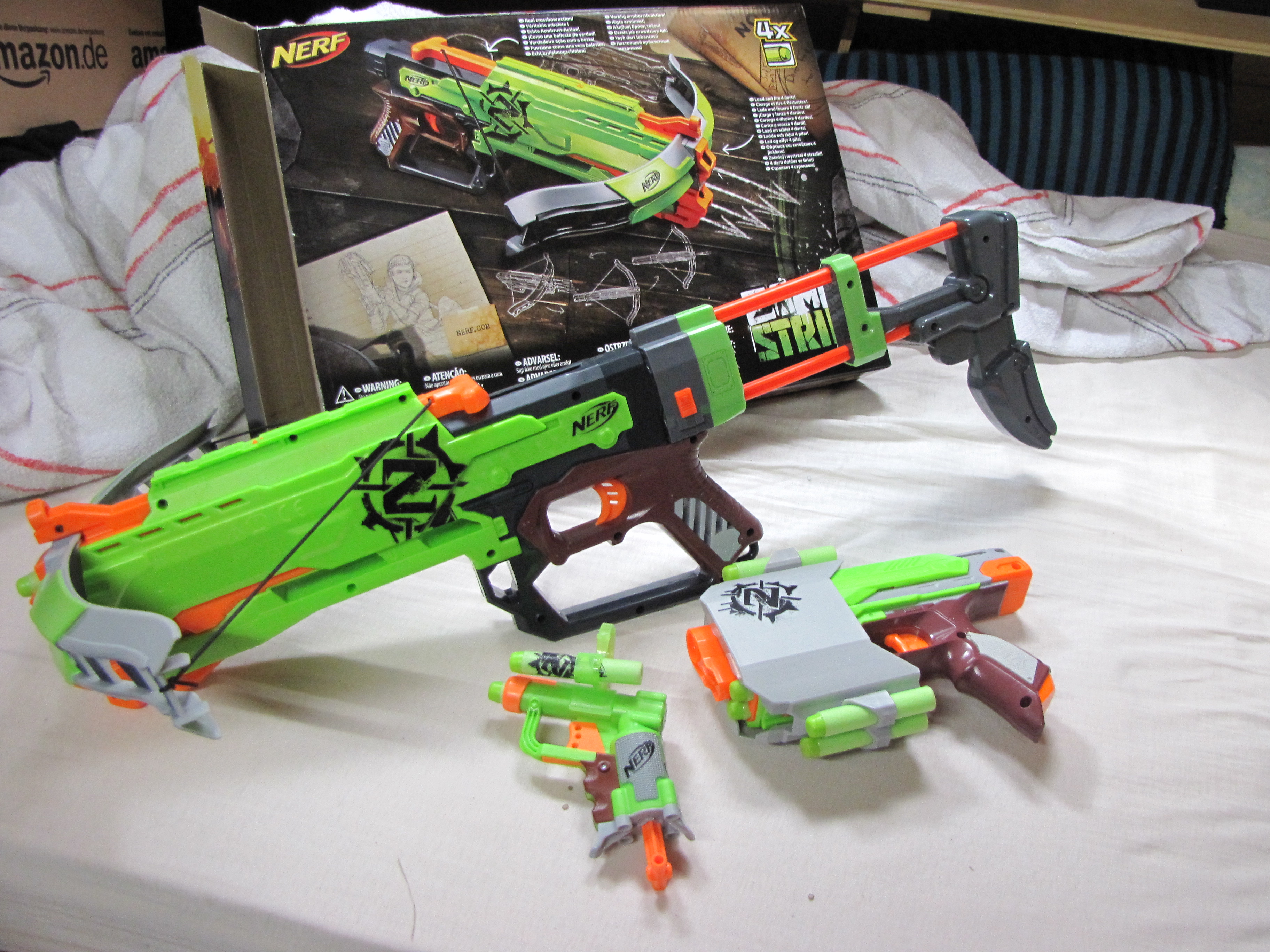 Zombie Strike Jolt, Sidestrike und Crossfire Bow