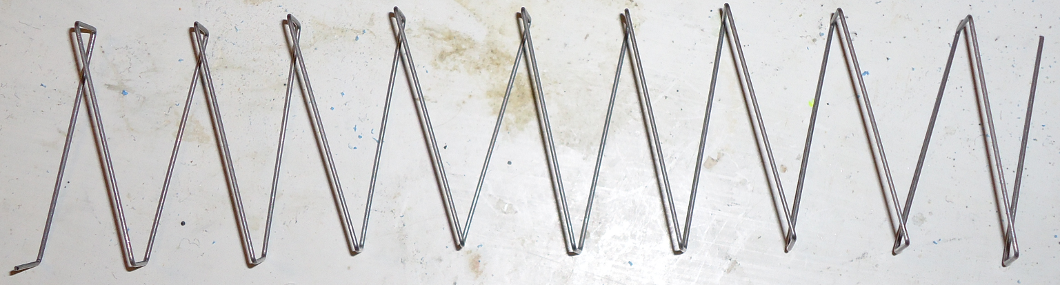 Zweiter Versuch, eckige Spiralfeder