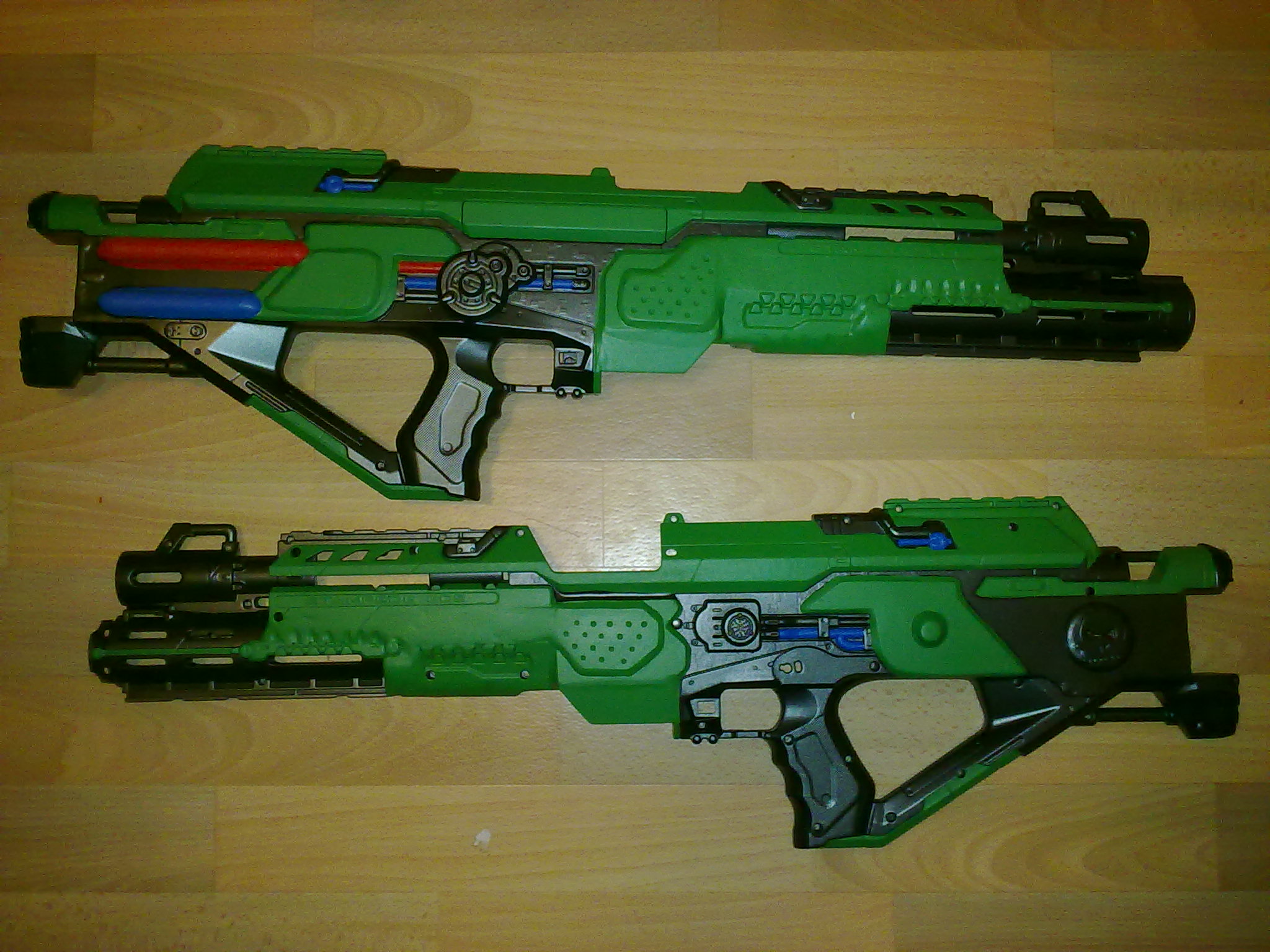 Zwischenschritt bei der Lackierung.